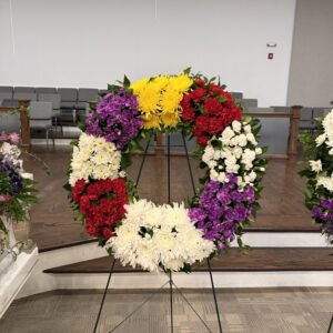 Colorful wreath
