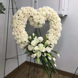 Heart Funeral Arrangement